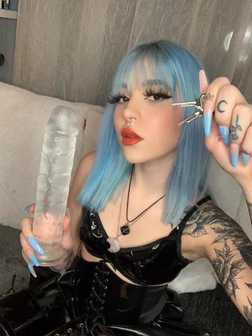 If you’re smaller than my dildo, you deserve to be permanently locked in chastity