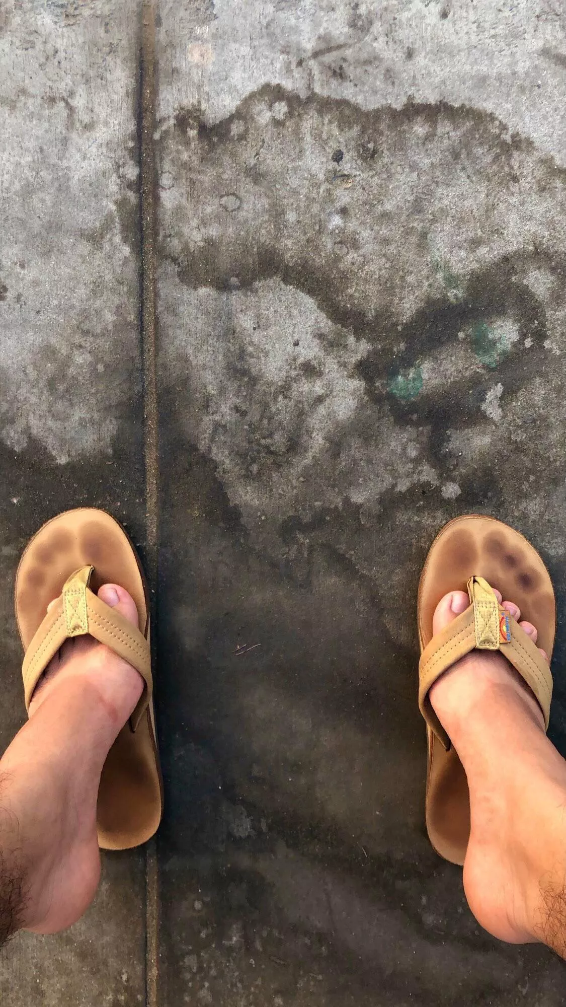 Ignore the dirty floor and my ugly tan lines.