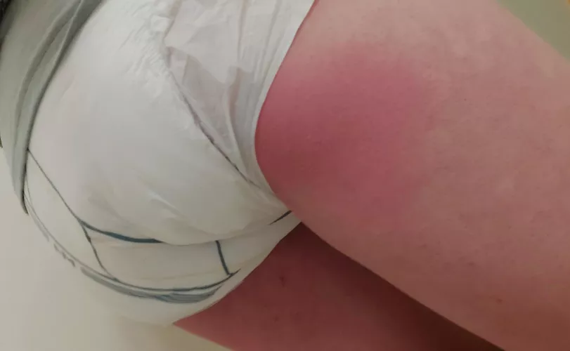 I'll ask permission to use my diapers next time, daddy, I promise!