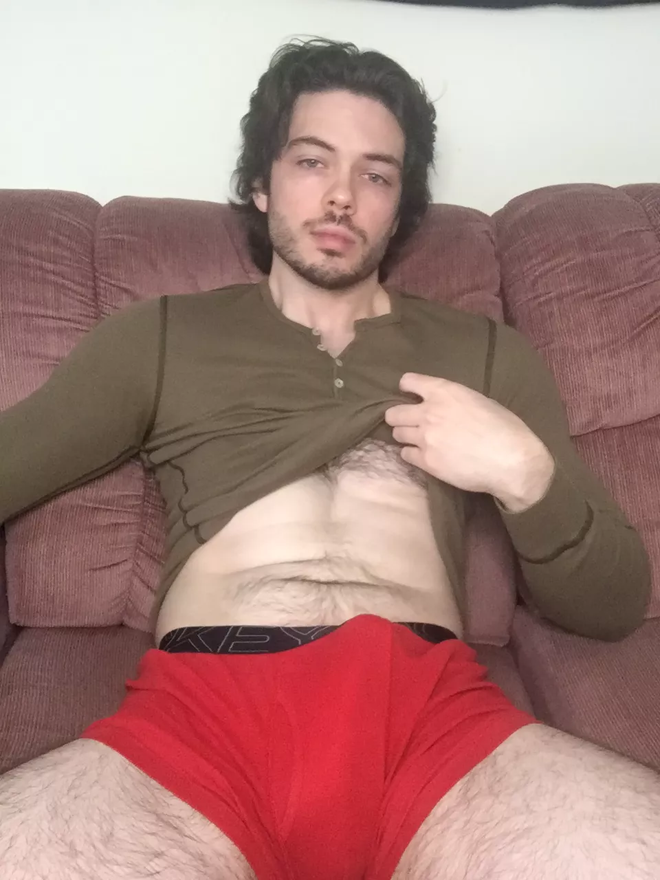 I'll take off my shirt, you take off my boxers. Deal?