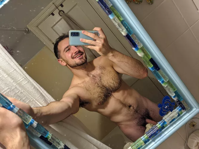 I'm a bit hairy these days.