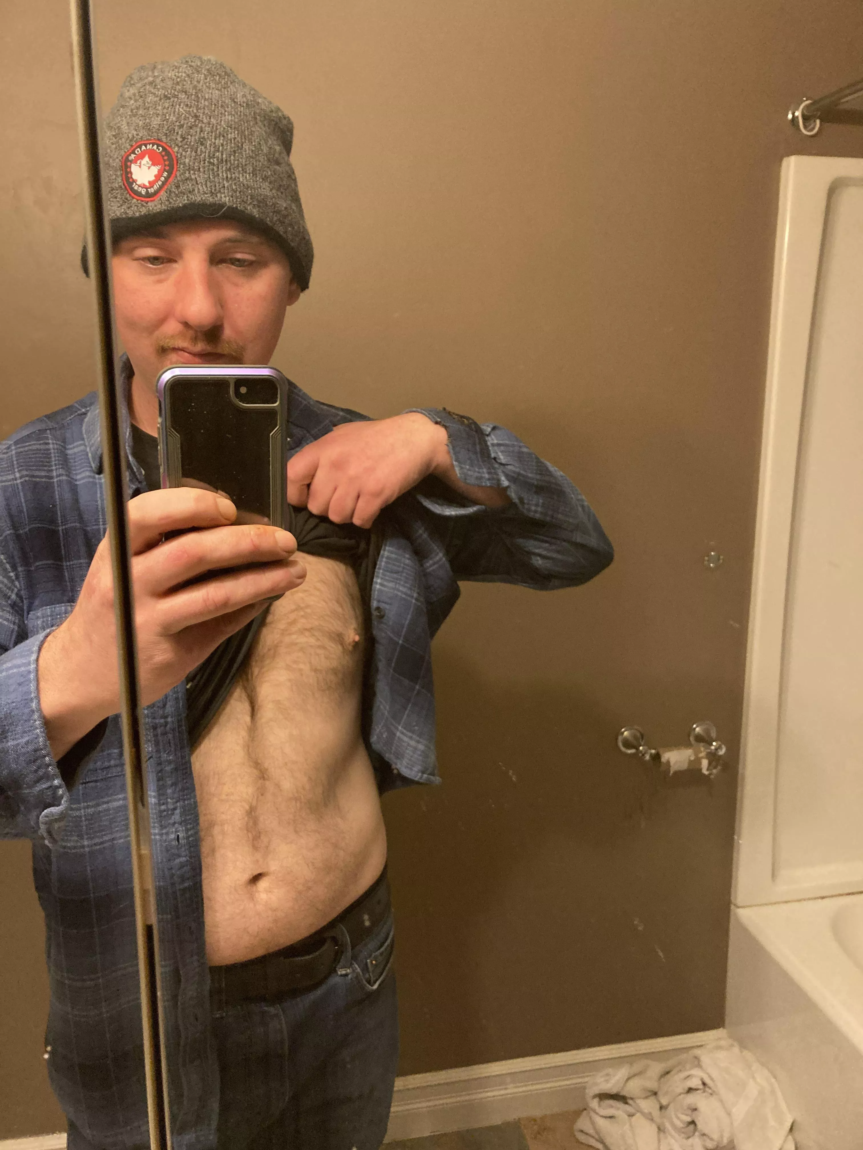 I’m a little slimmer now than I was in my 20’s. Still big, hairy and male though. Lol. I’m a little slimmer now than I was in my 20’s. Still big, hairy and male though. Lol.