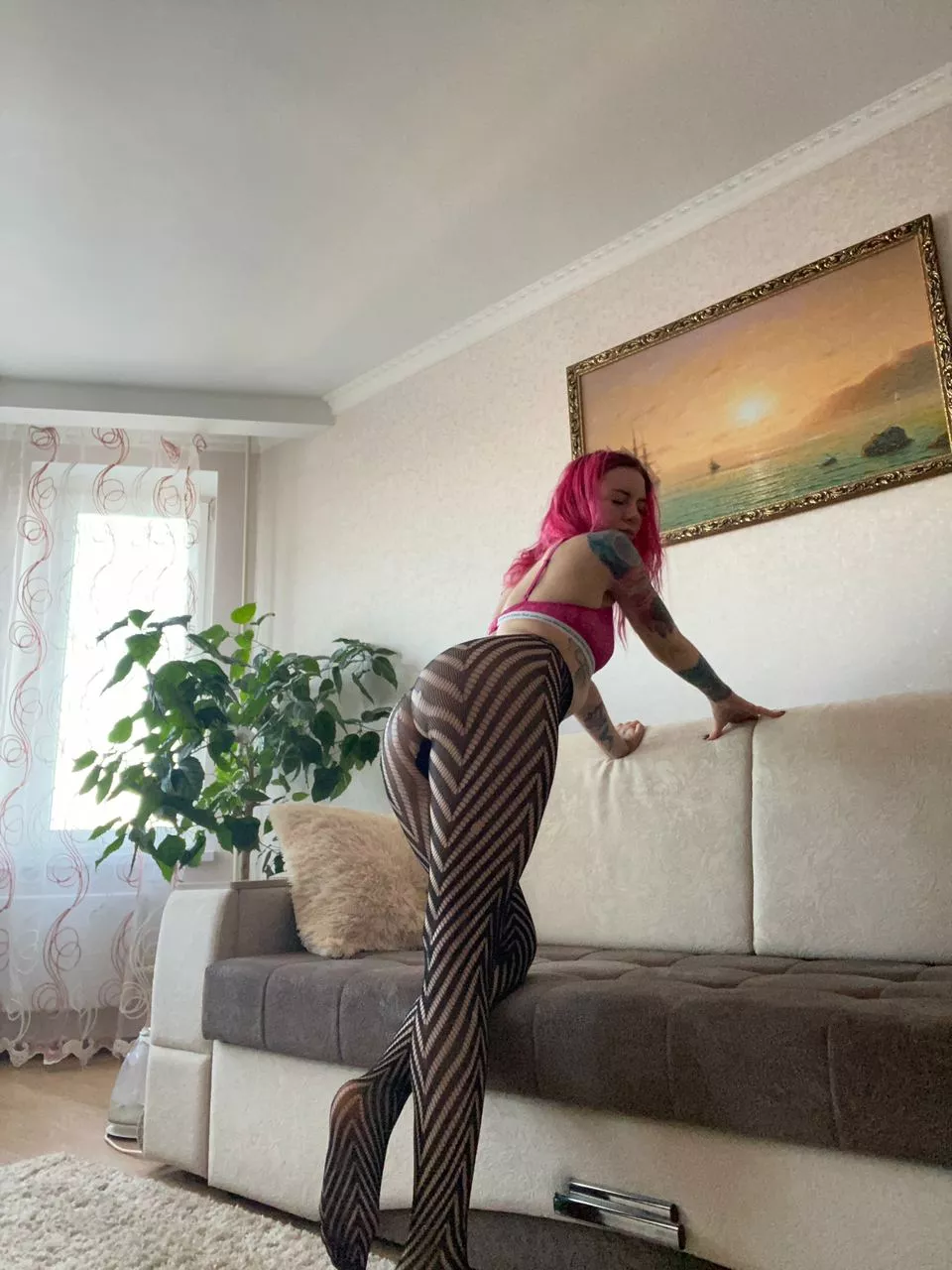 I'm almost naked, waiting for you on the bed. 😘💝I want you to spank my ass and play with my tight holes. Will you do it? 🍌💥💦 More in Link Below