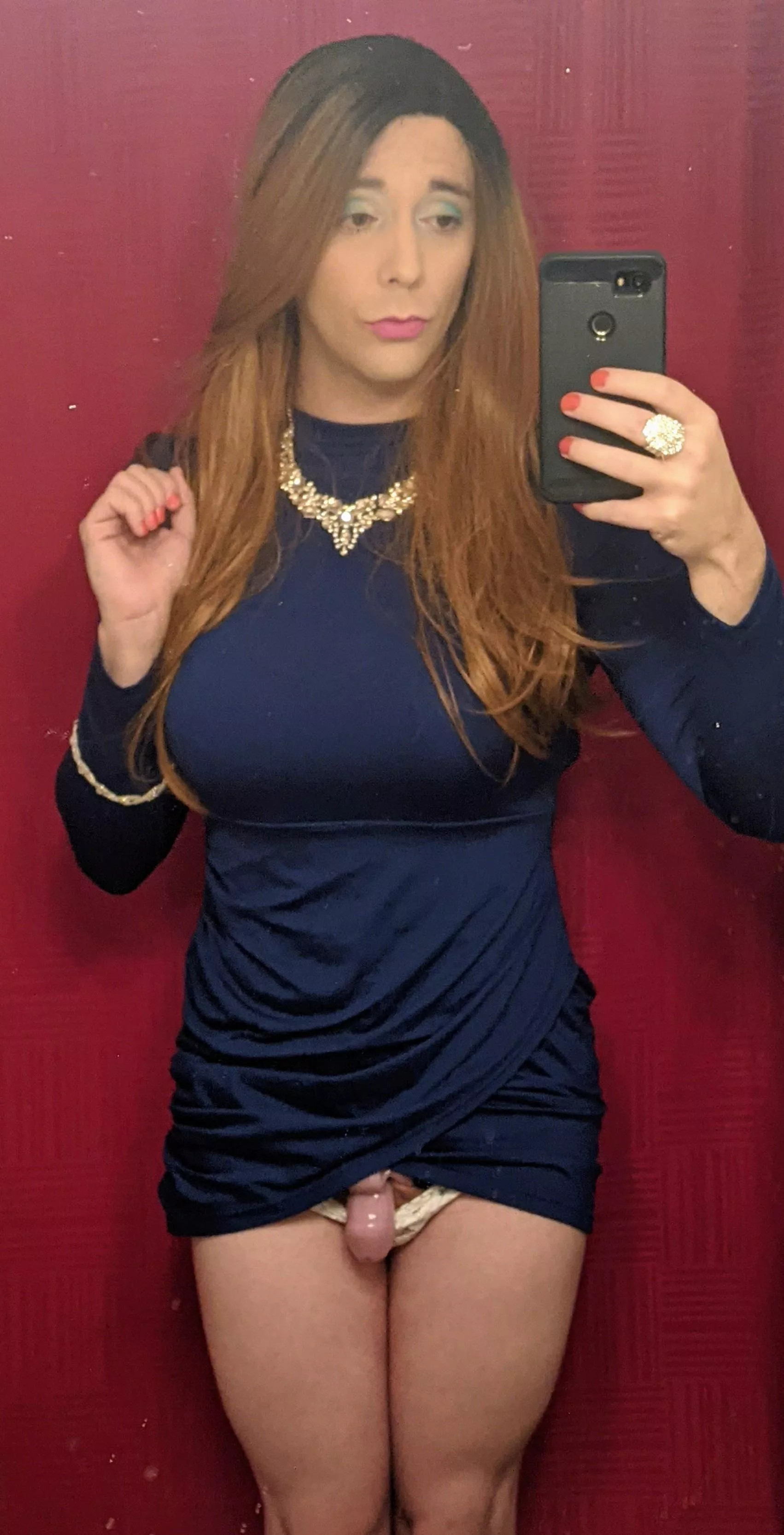 I’m always locked up underneath my pretty dresses 🥺