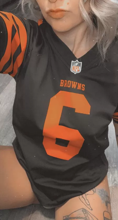 Iโm betting it all on my Browns this season ๐งก๐ค