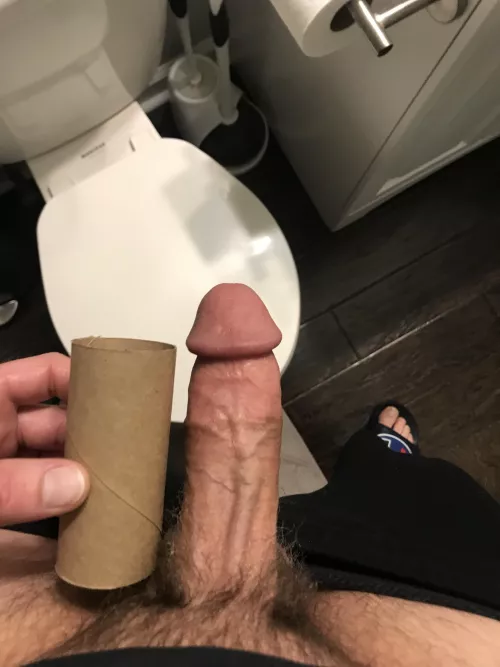 I’m going to try to fit inside the roll next time
