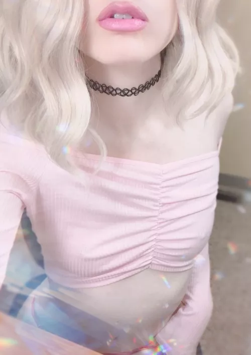 I’m just a flat-chested baby bimbo right now, but makeup, wigs, and skimpy clothes help me live my dreams 💕