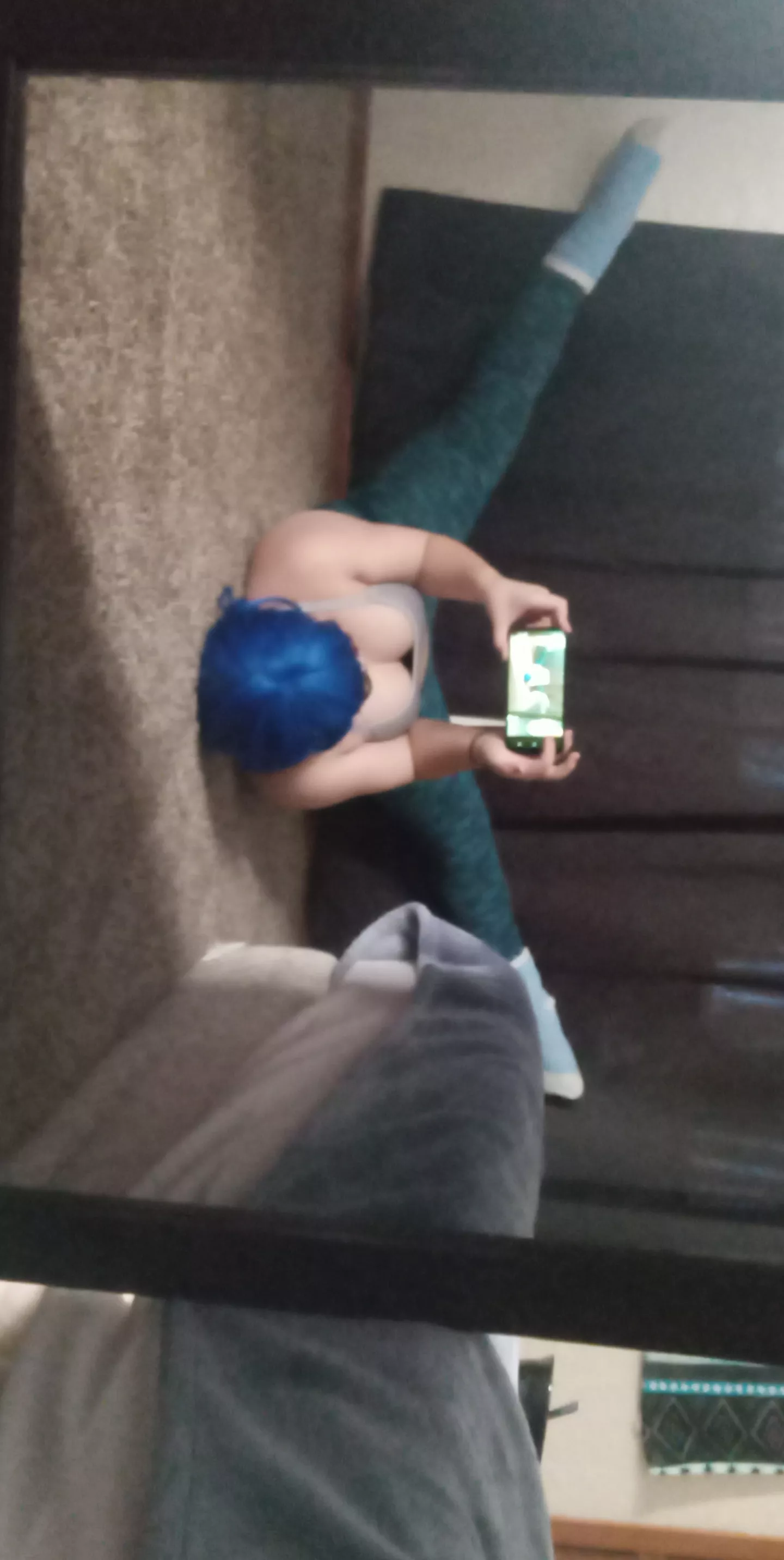 I'm not at flexible as I am in space. But I'll keep training!