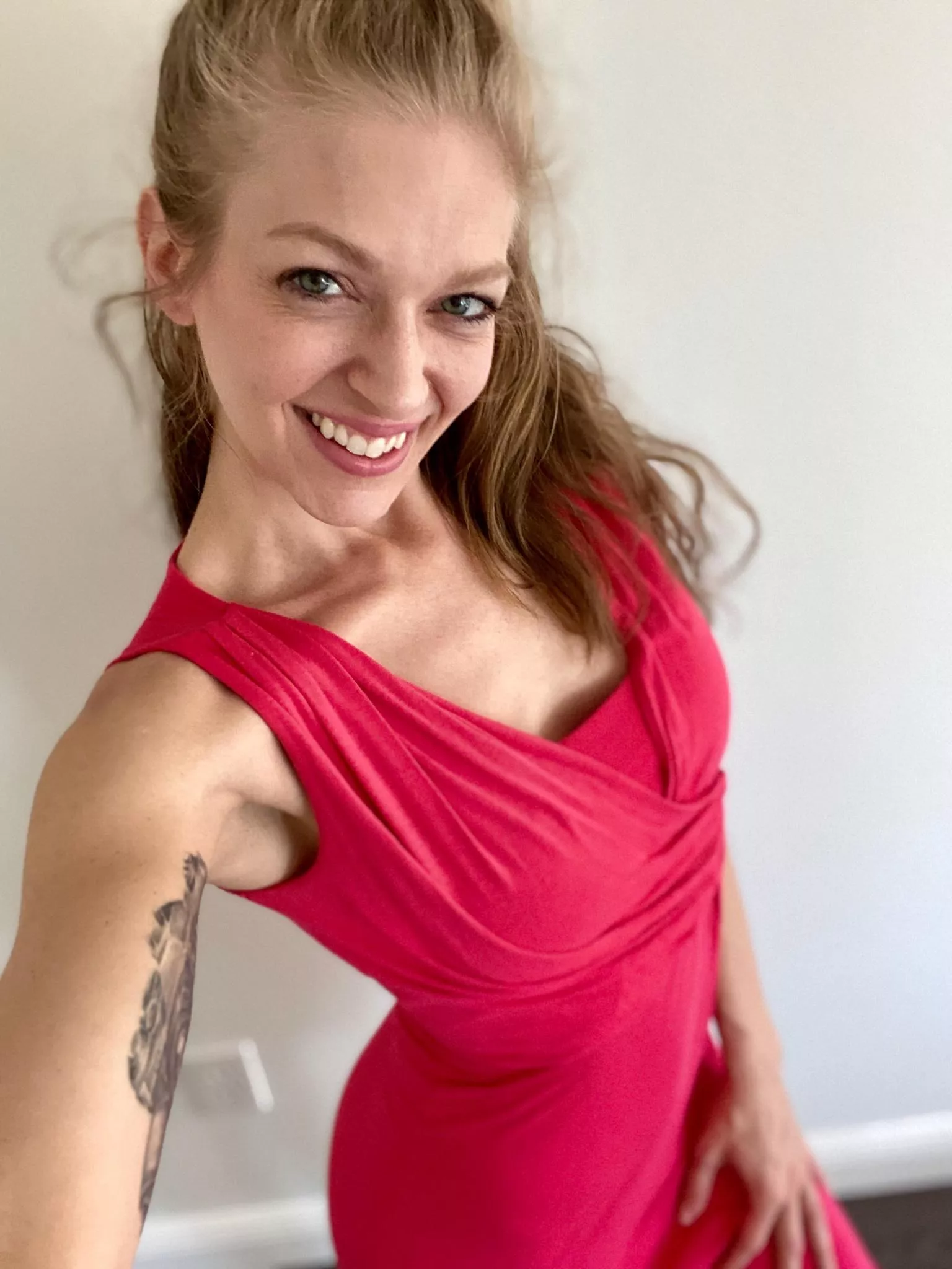 I'm not wearing a bra or panties.