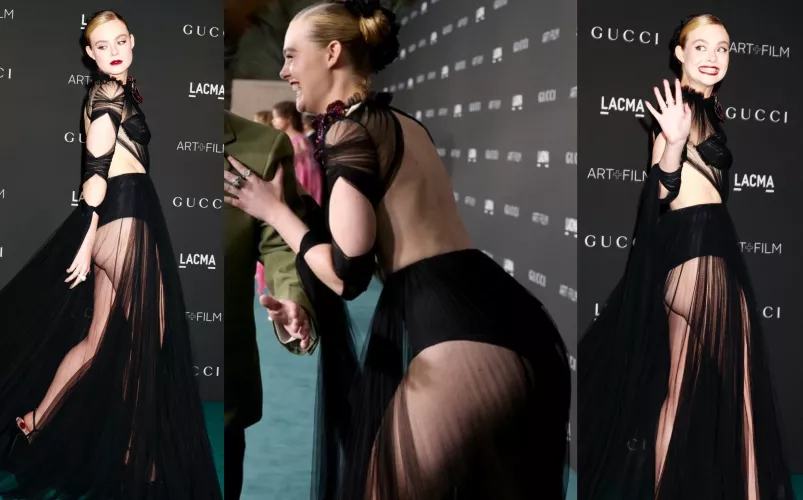 I'm obsessed with elle fannings butt