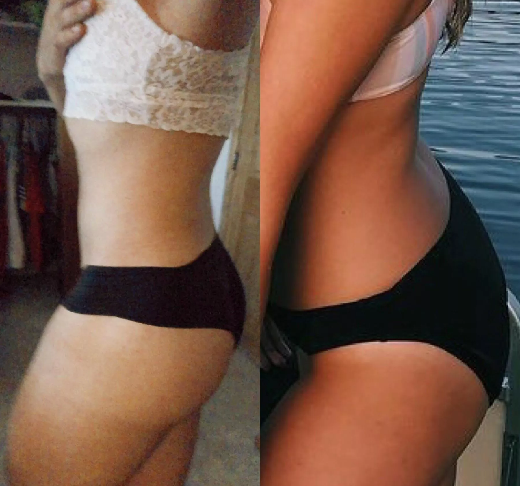 I’m on the left, my sisters on the right, Who would you fuck?😏🍑