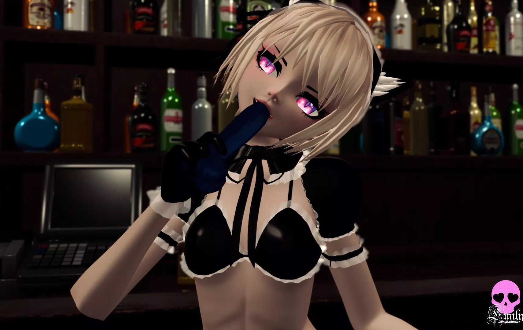 I'm online here, waiting for you to play, such a cute vampire is worth the wait😇 https://chaturbate.com/emyliveshow