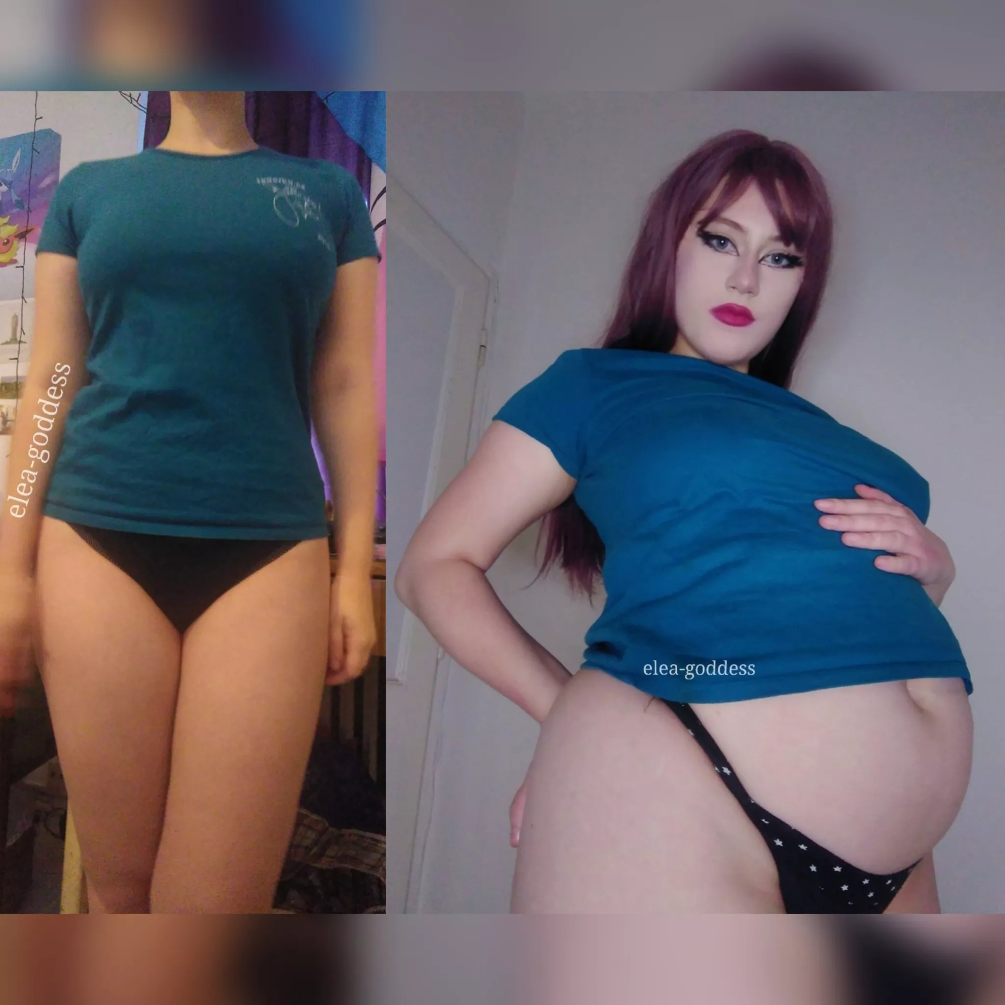 I'm so nervous about meeting my extended family for Christmas. I was a little chubby last time they saw me, now I waddle with a fat gut sticking out 😳