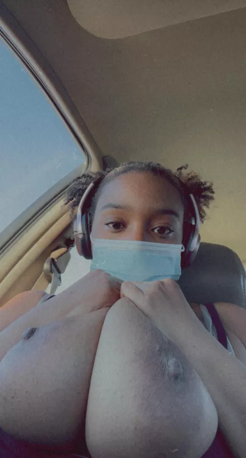 Im sooooo bad…I pulled my tits out at the light for you to suck them