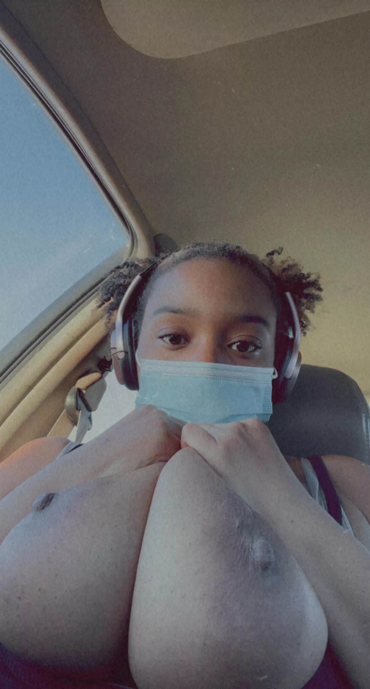 Im sooooo bad…I pulled my tits out at the light for you to suck them