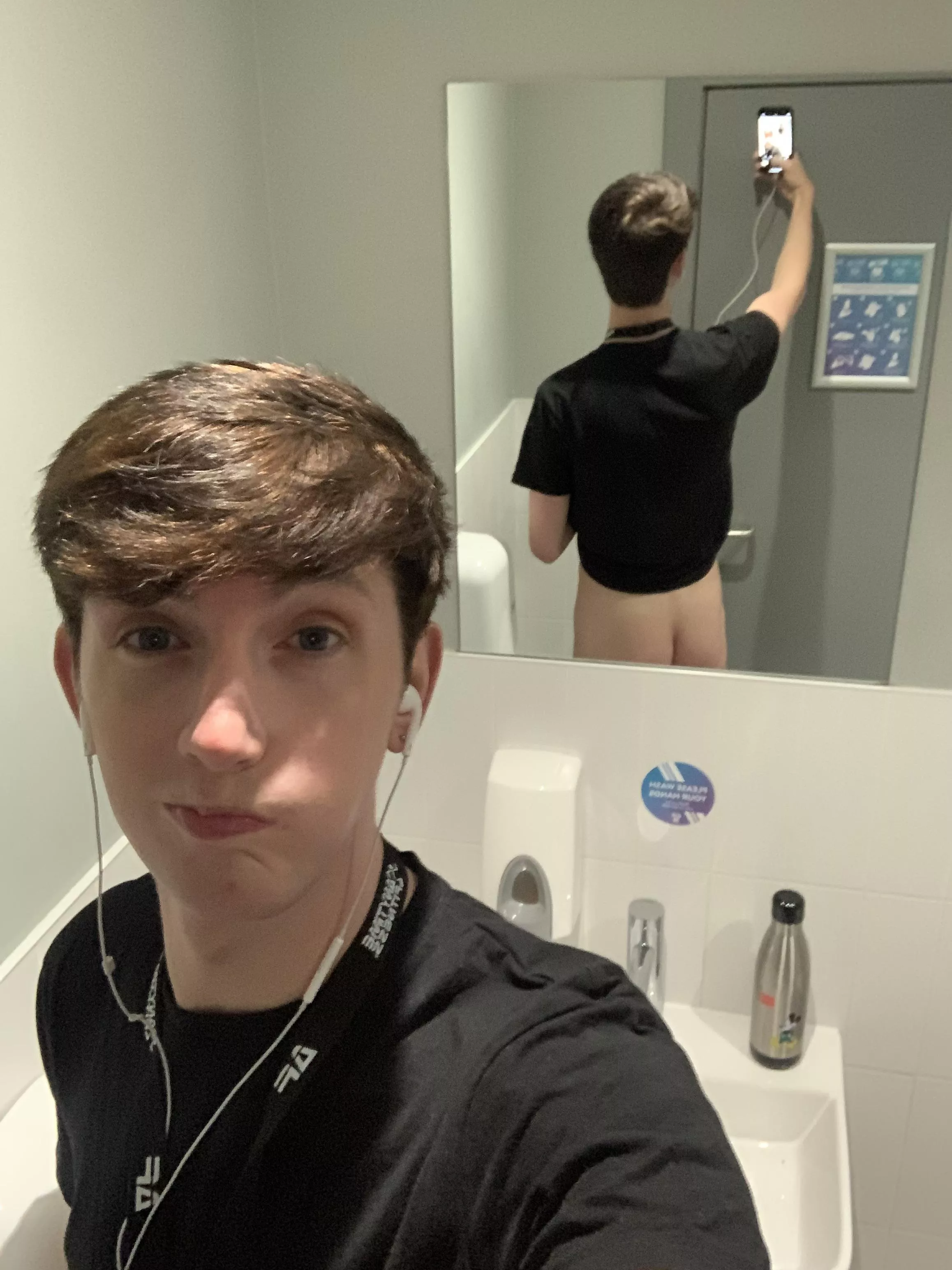 I’m the boy next door that likes to get spit roasted in the locker room