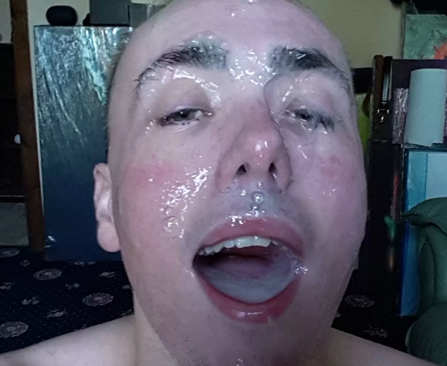 Im their cum dump and they make sure i obey and hold their cum in my mouth for as long as i can afterwards. My mouth is your cup!!. Room for some more