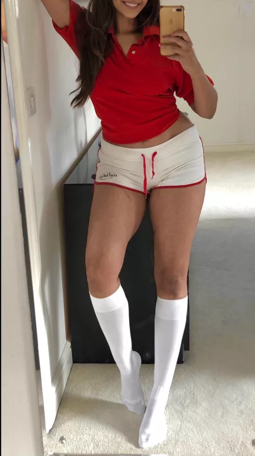 I'm thinking i'll wear this outfit to the gym, are my shorts OK or too small? ๐British Asian