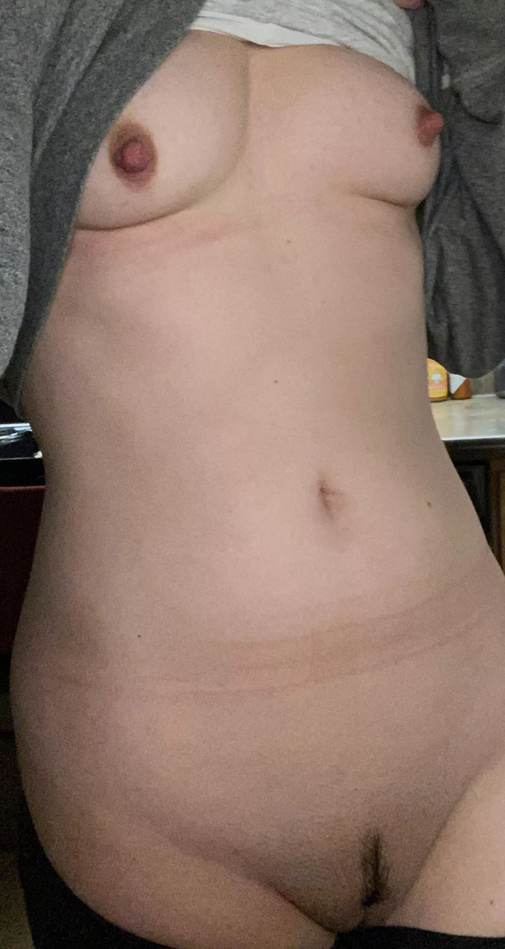 I’m unloading my dishwasher. Sexy eh? [33F] also yes, my camera is always shitty and dirty.