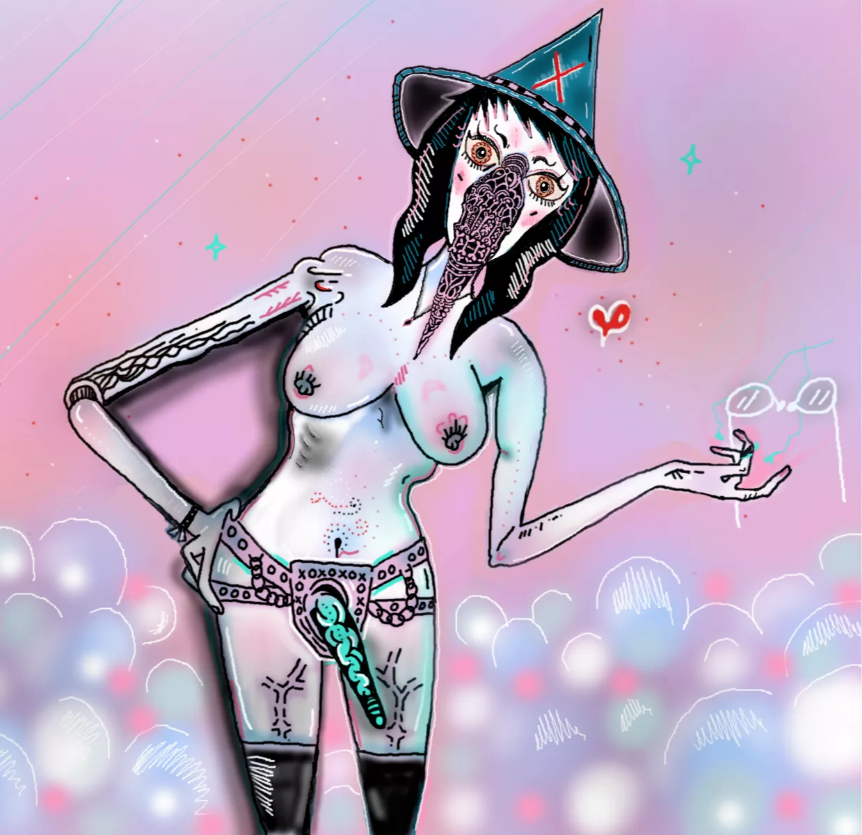 Im usually a surreal bodyhorror artist but I made a dommy mommy plague doctor in the spirit of the endemic Im usually a surreal bodyhorror artist but I made a dommy mommy plague doctor in the spirit of the endemic