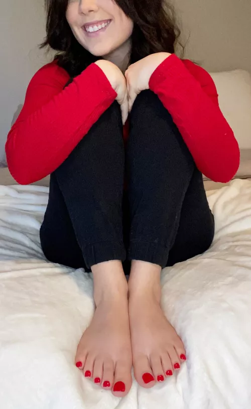 I’m waiting patiently for someone to come worship my feet