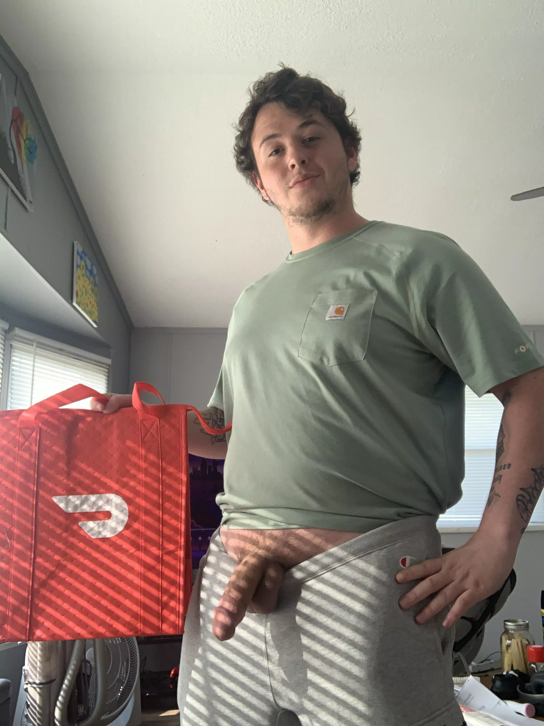 I’m your DoorDash driver and show up like this what do you do next?