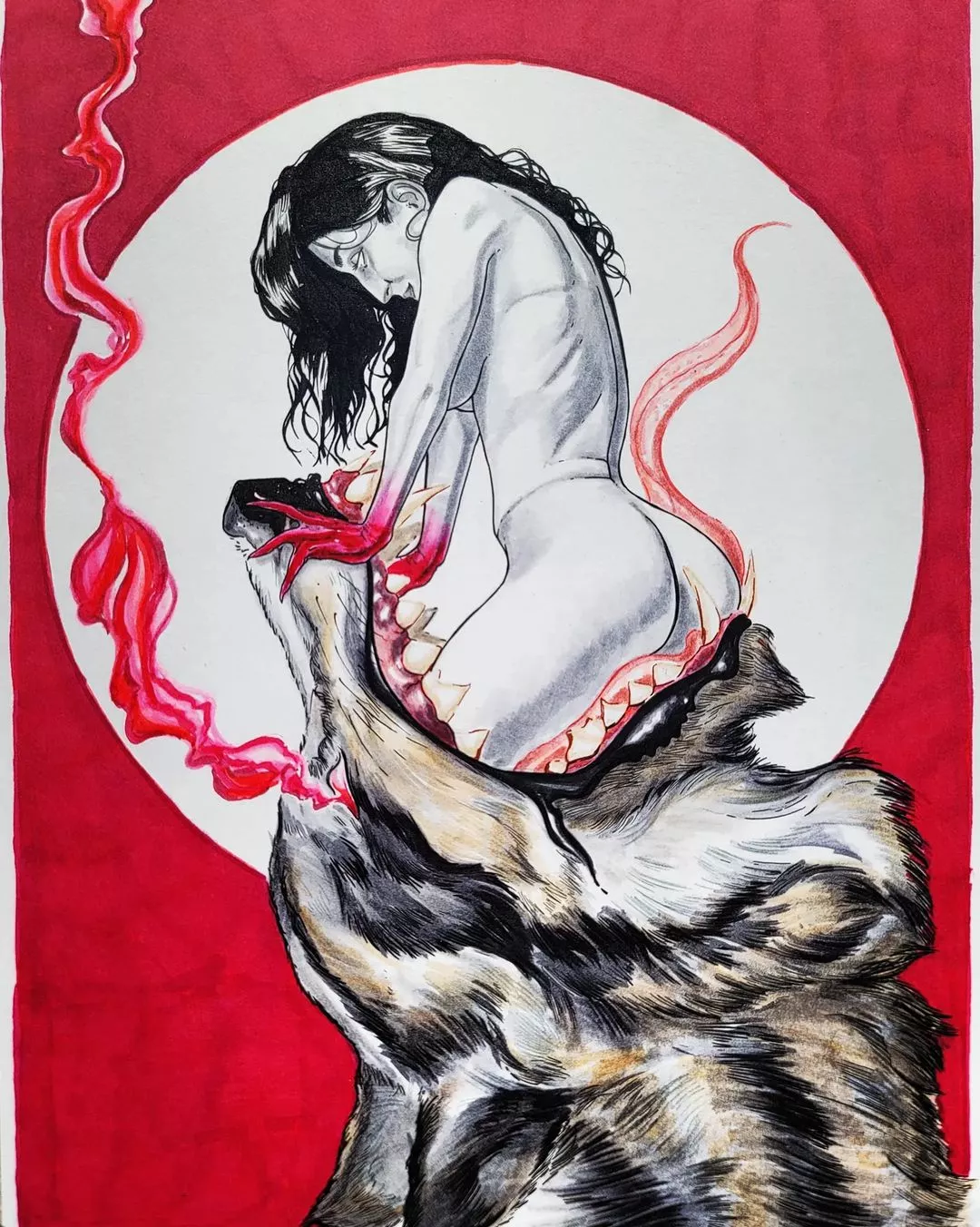 {Image} Scarlette by Me (IG: @jamesldraws) {Oral}