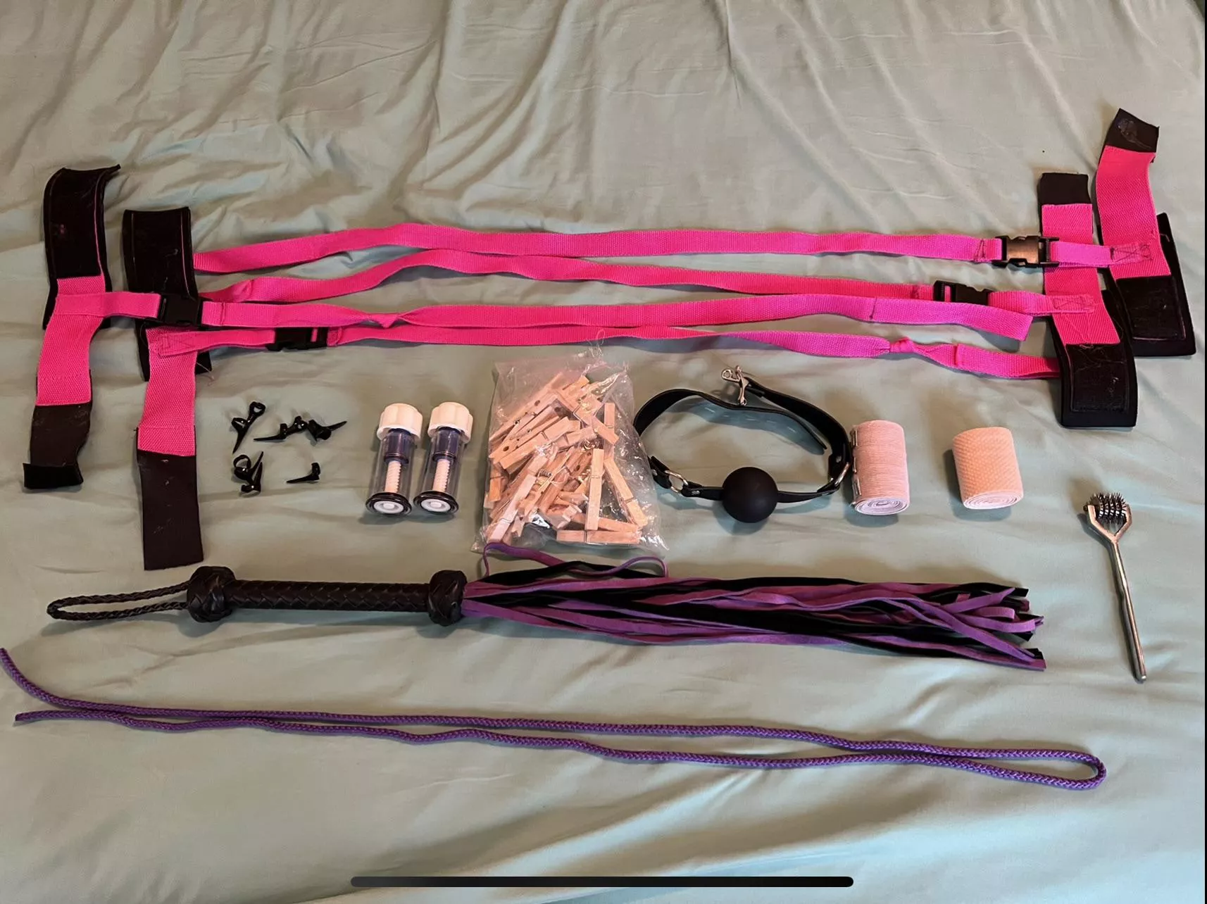 Implements of Destruction used on me for an hour and a half this morning