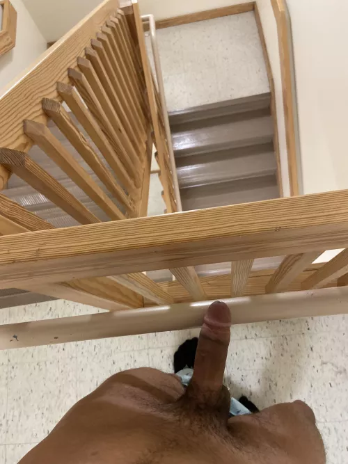 In a stairwell ๐
