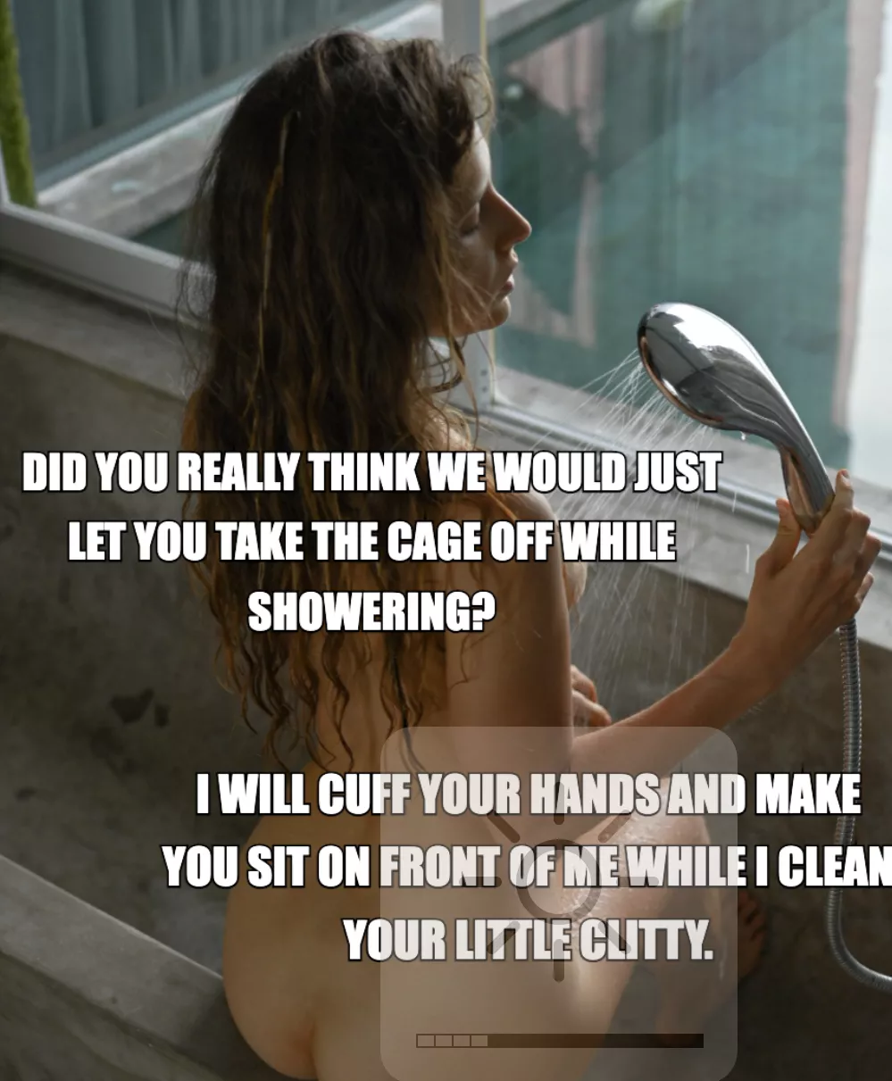 In case you thought I just let you take it off for cleaning 🤭