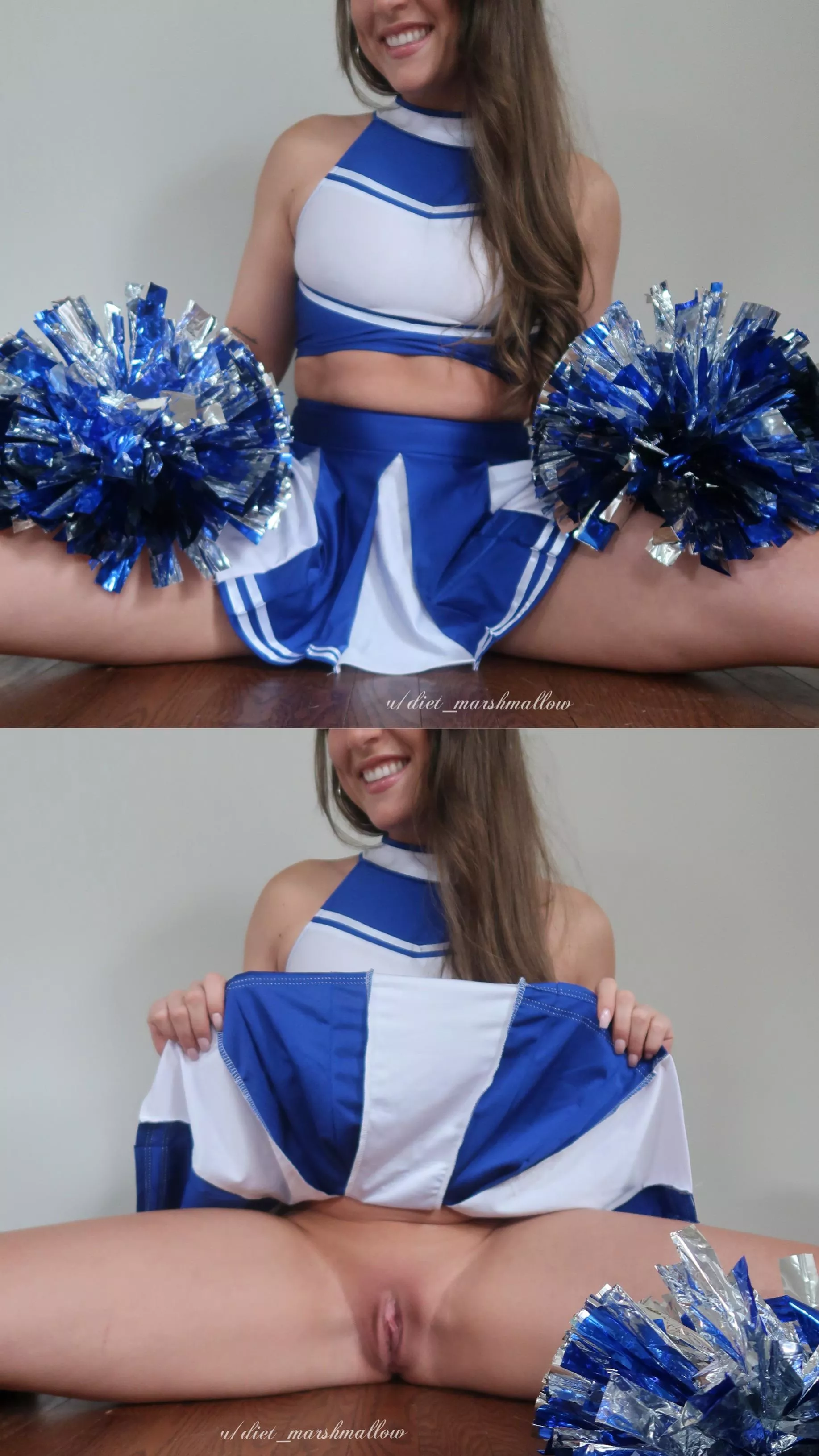In case you were wondering what cheerleaders wear under their skirts 🤫