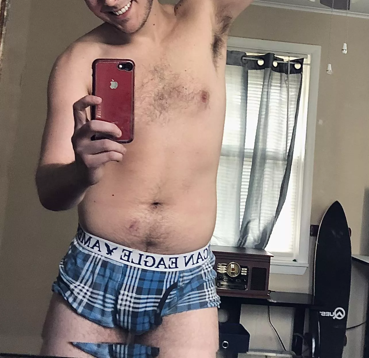 In highschool boys would bend over and show that American Eagle band and I just about busted every time