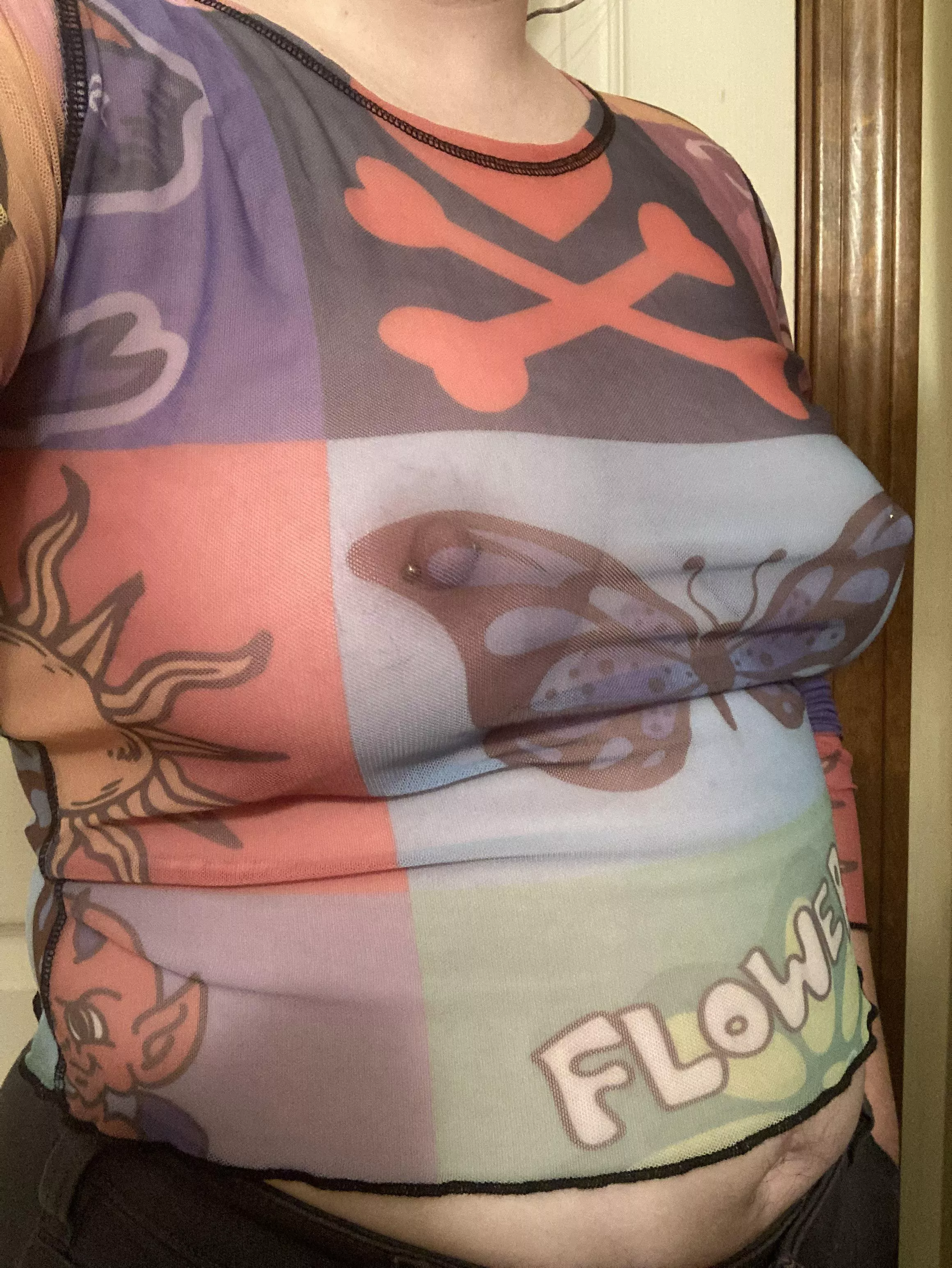 in isolation so figured there was no need to wear anything under this top in isolation so figured there was no need to wear anything under this top