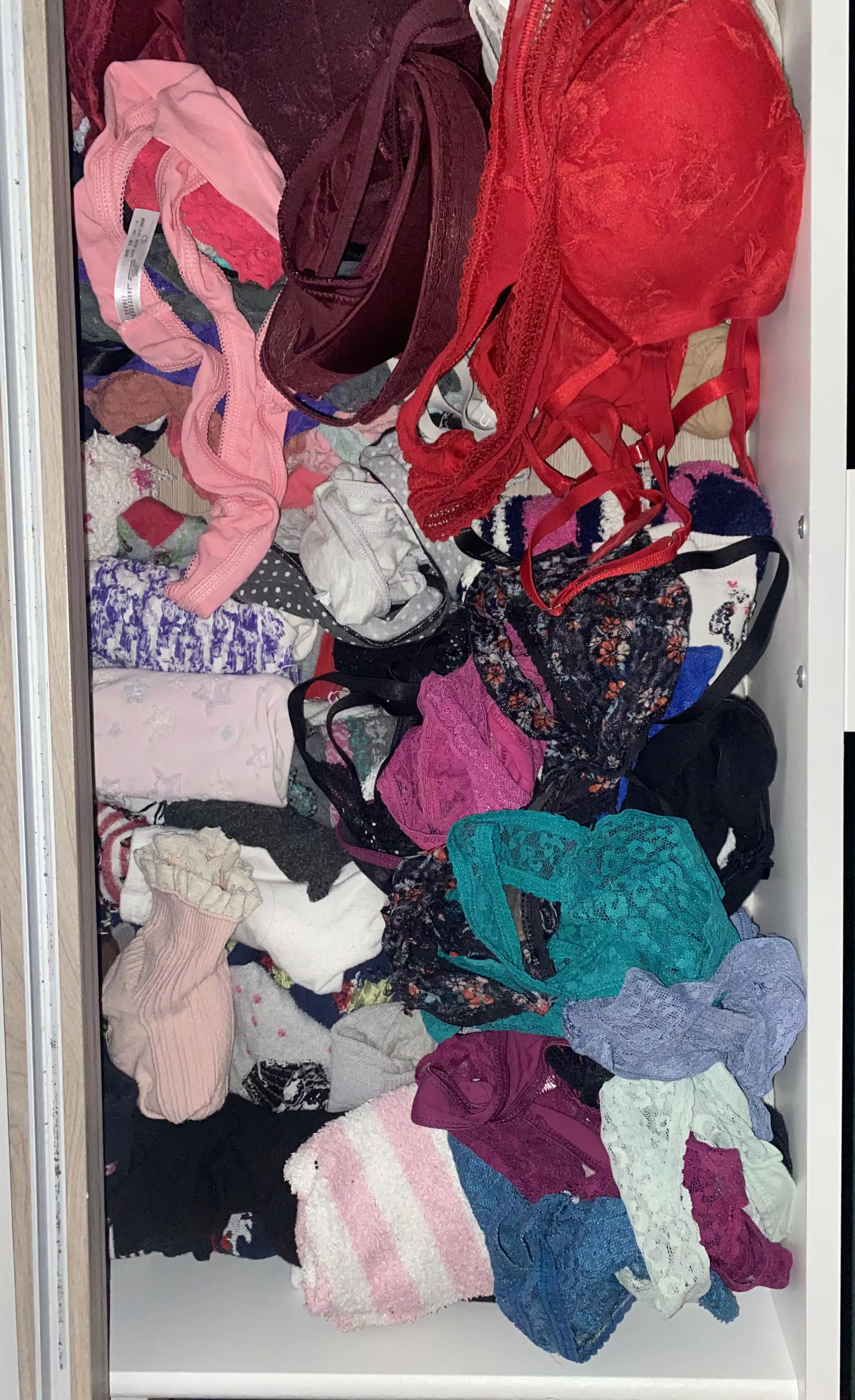 In my sisters panty drawer. What should I take this time?