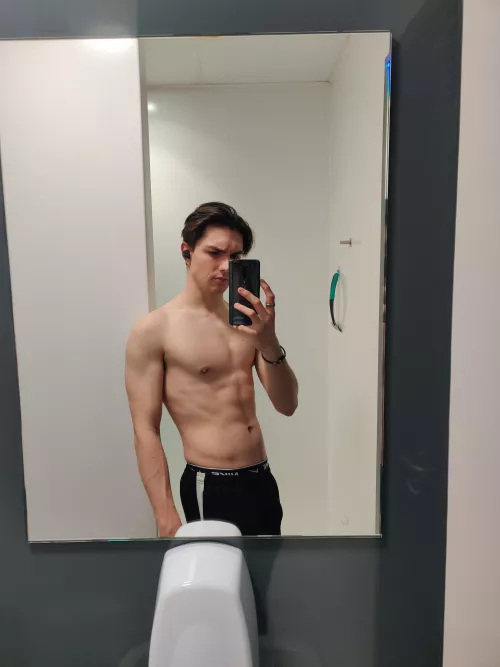 in the gym locker rooms? 😈