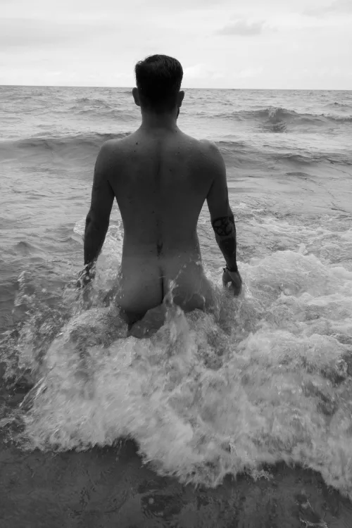 In the waves