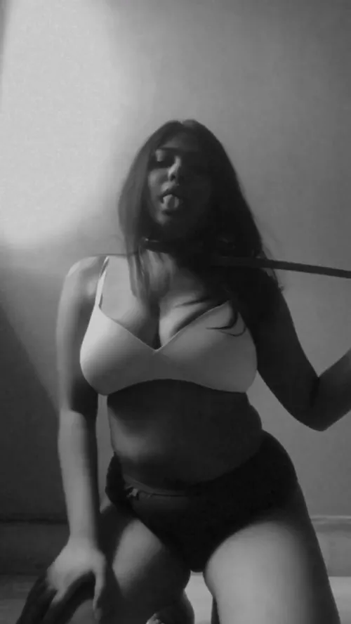 Indian, Bengali leashed up. What are you going to do to her?