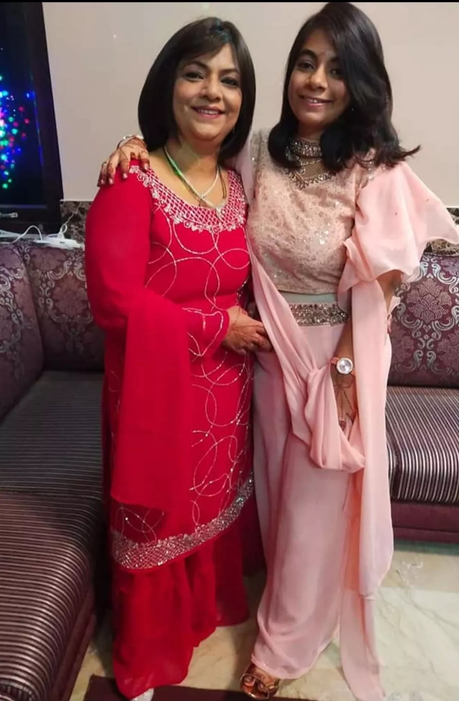 Indian mother daughter duo