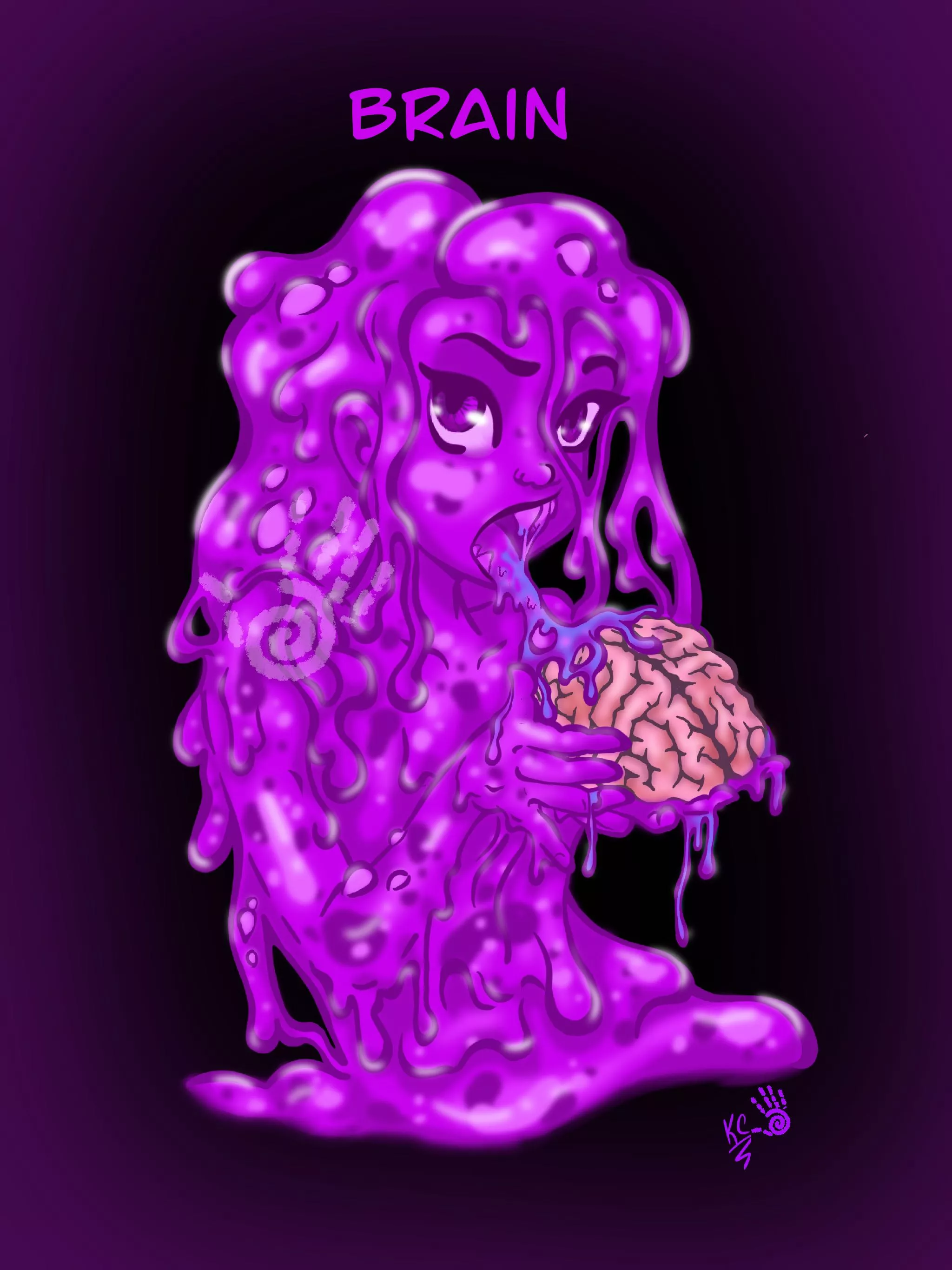 INKTOBER Slime Girl Edition: Brain- Oct 14 (I am really late with posting these to Reddit so plz bare with me thx) INKTOBER Slime Girl Edition: Brain- Oct 14 (I am really late with posting these to Reddit so plz bare with me thx)