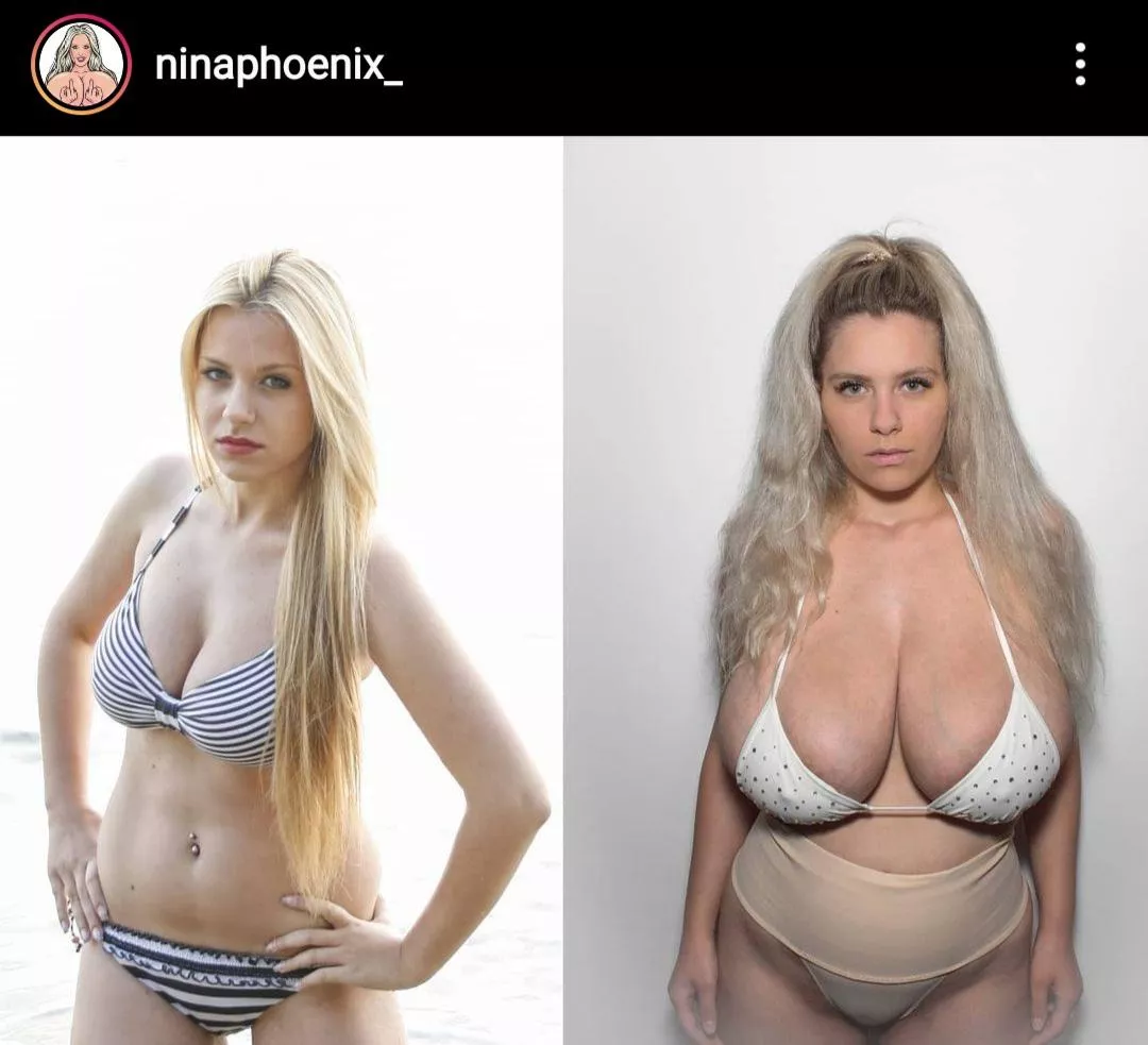 Insane bimbofication, her fake tits look realistic af Insane bimbofication, her fake tits look realistic af