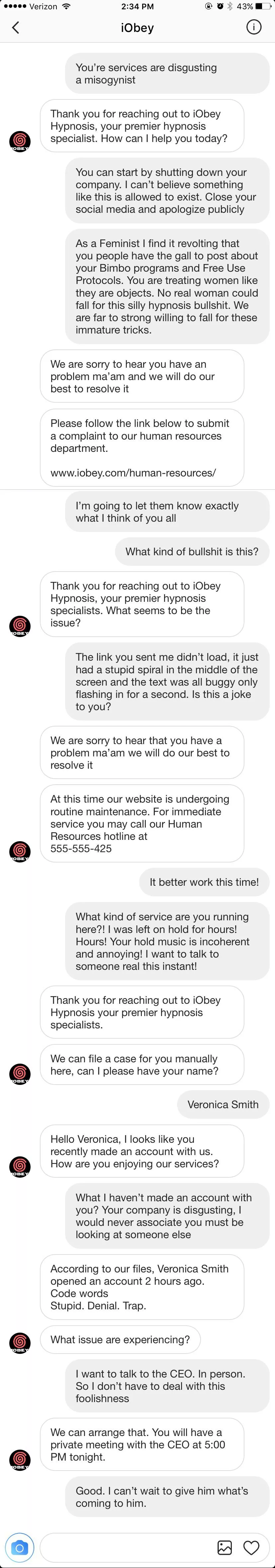 iObey: Customer Complaints Part 1/2