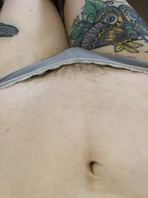 Is it appropriate to have a happy trail all the way down to your muff?