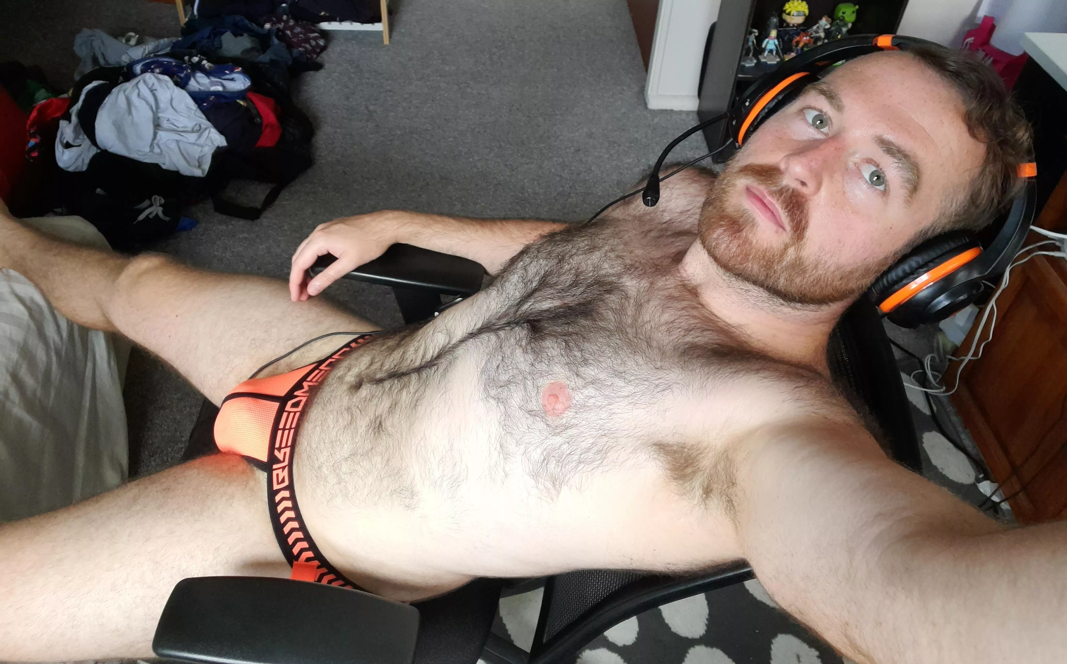 is it odd to match your headset to your jockstrap? Asking for a friend