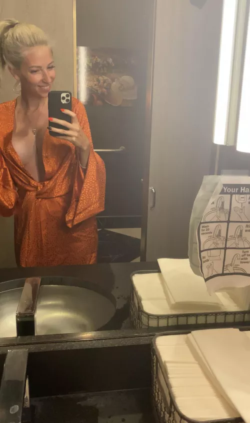 Is this too revealing to wear too dinnerβ¦do you think the waiter will mind?ππ