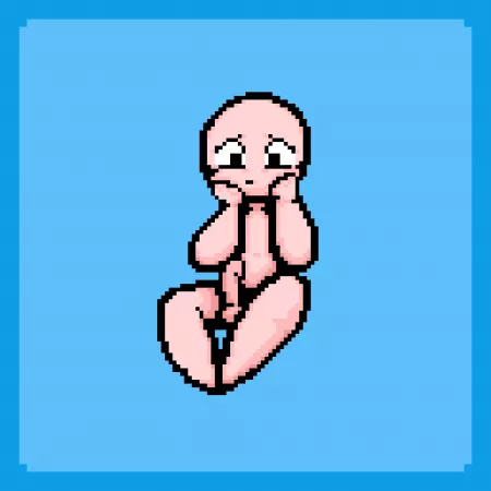 Isaac's a bit shy about his size