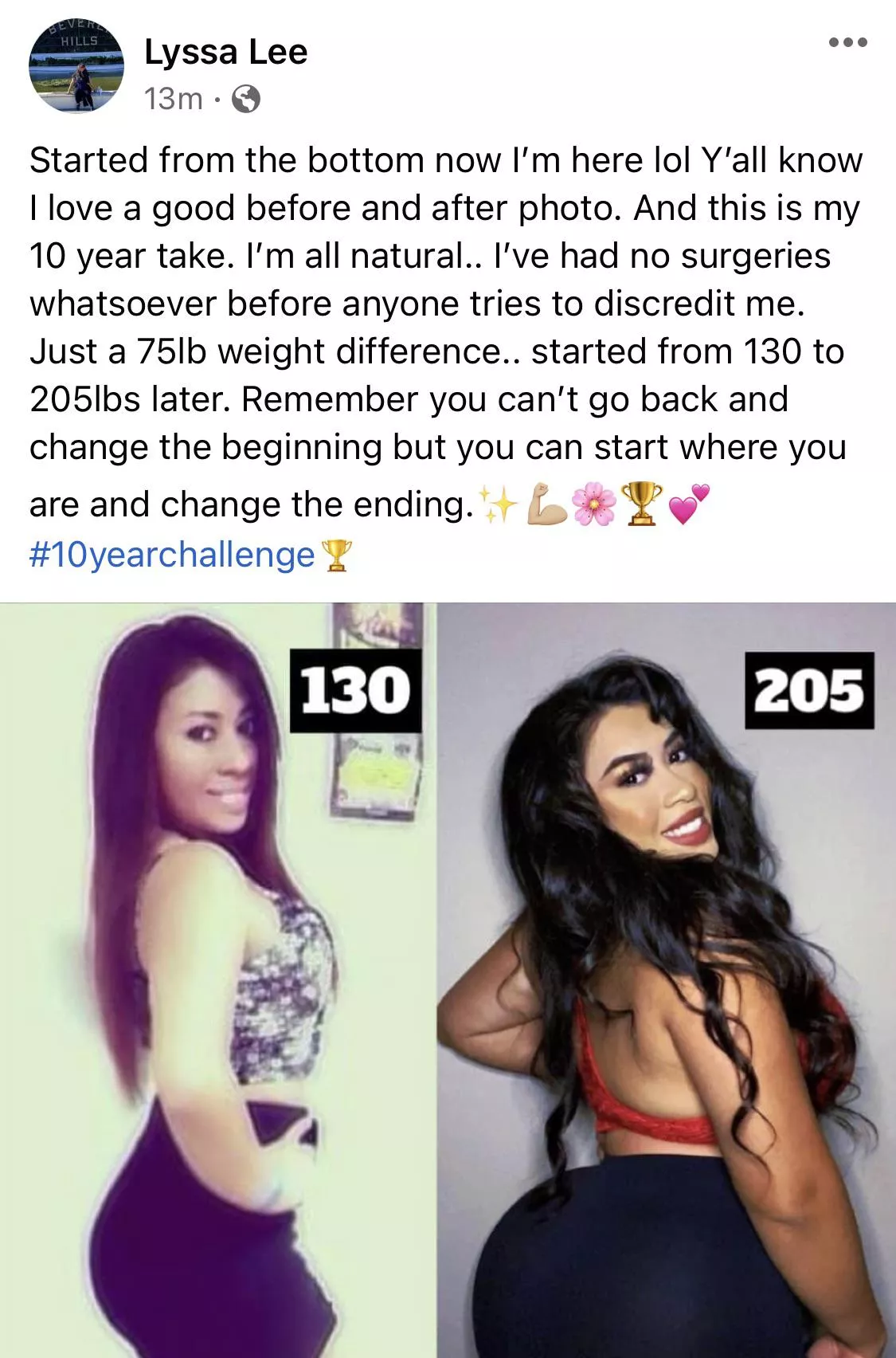 @Issa. Lyssa.Leee 10 year challenge