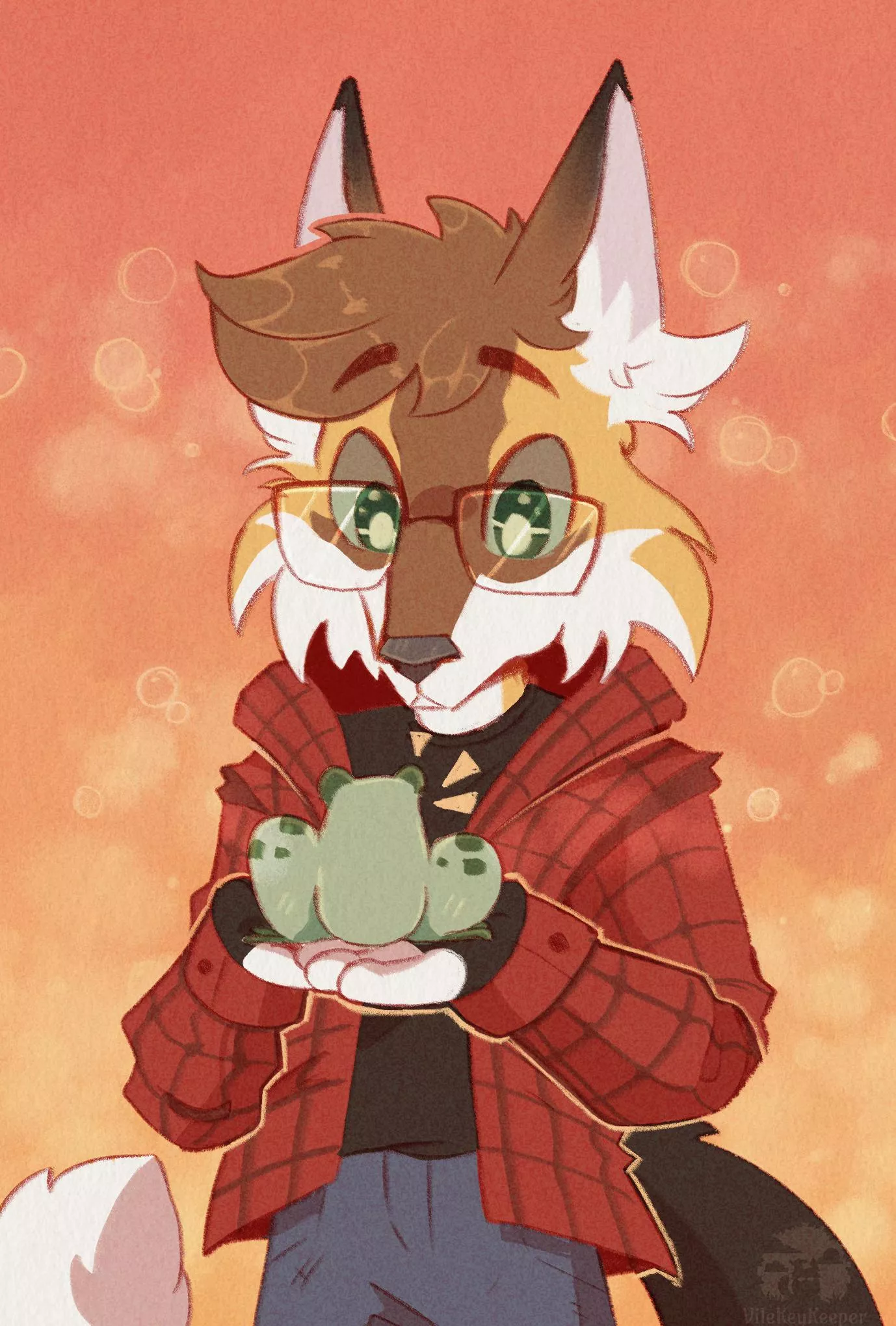 It is dangerous to go alone, take this 🐸 (art by me)