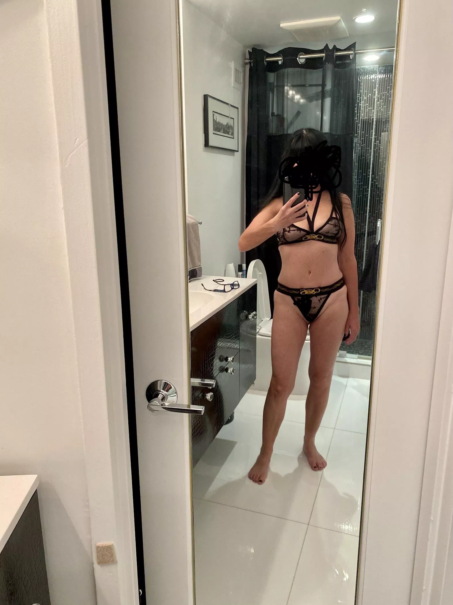 It is exciting to wear QOS lingerie, gets me wet