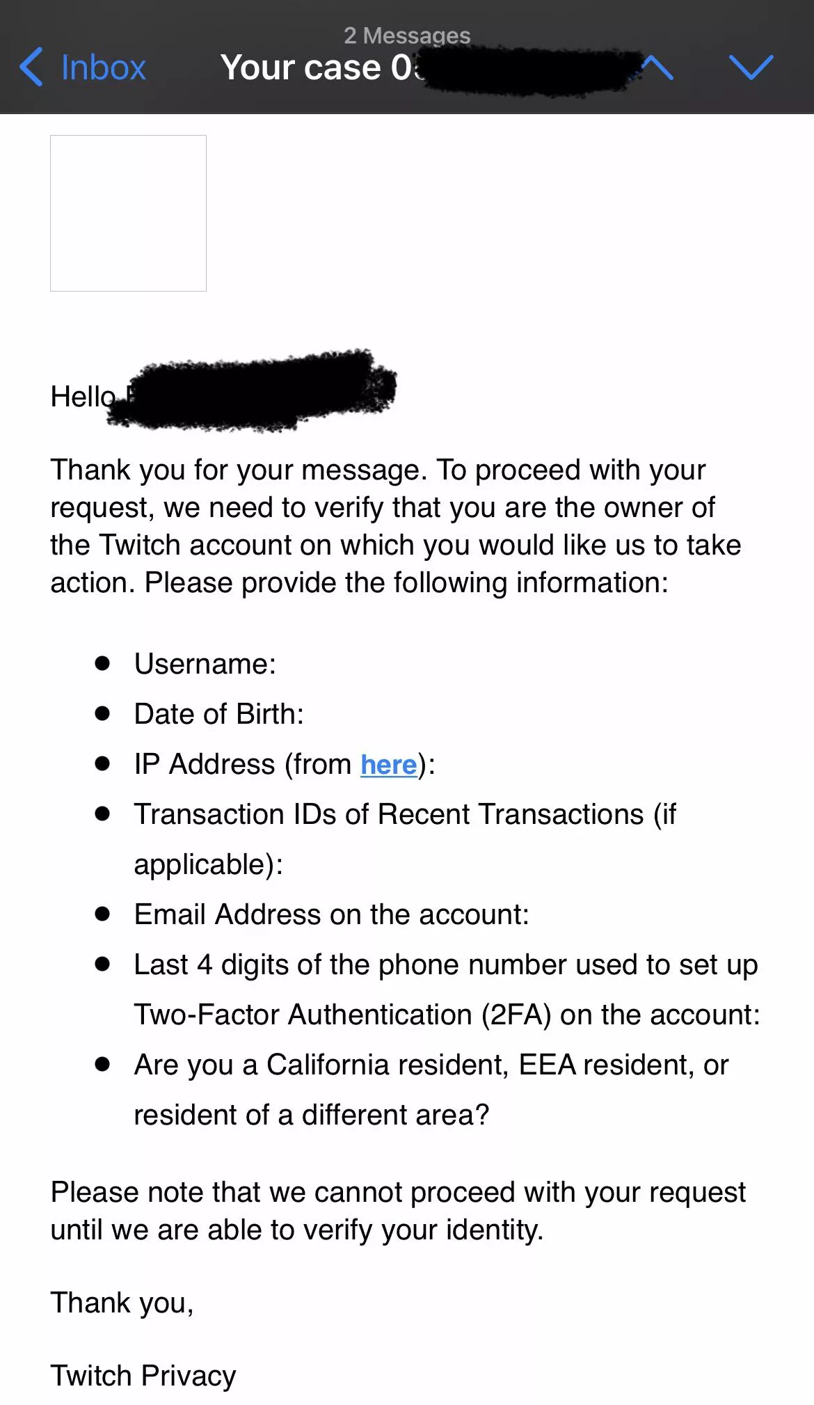 It says “please provide the following info” how do i do that??