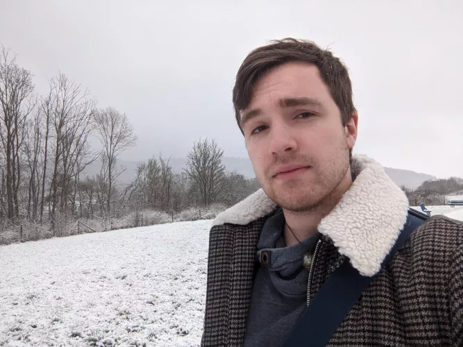It snowed ❄️